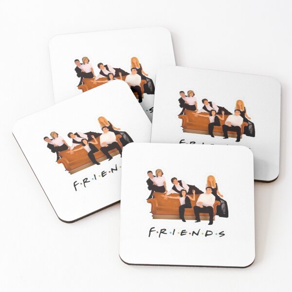 Item preview,  Chandler , Monica , Phoebe , Joey , Ross and Rachel - Friends Series designed and sold by suh shop.