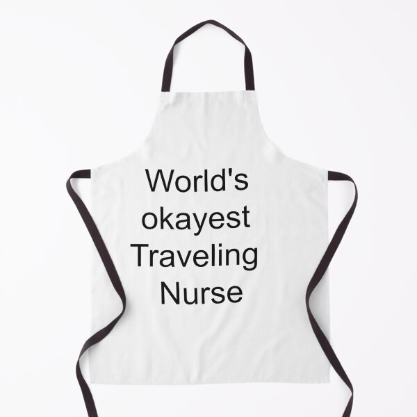 Item preview, World's Okayest Travel Nurse Shirt Funny Traveling Nurse Gift Healthcare Graphic Tee designed and sold by Hustle print studio.
