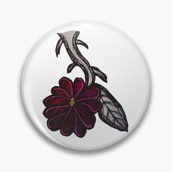 Item preview, Upside down purple flower doodle designed and sold by Sarahfergie77.