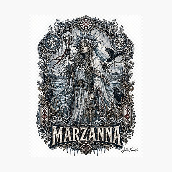 Item preview, Marzanna Slavic Winter Goddess designed and sold by JabbiKamost.