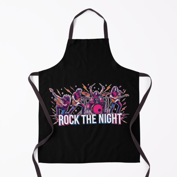 Item preview, music band Colorful Rock Band Stage Illustration Vibrant Neon Lights designed and sold by Uglyandcute.