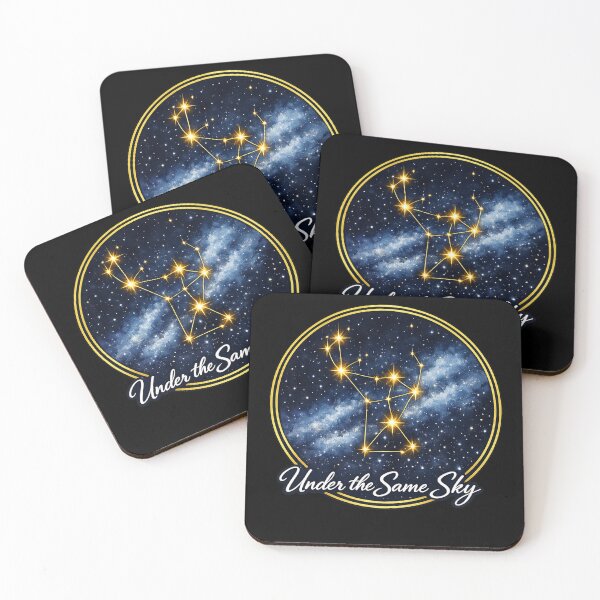 Item preview, Under the Same Sky — Orion Constellation Night Sky Gold Art designed and sold by ArtoryWorks.