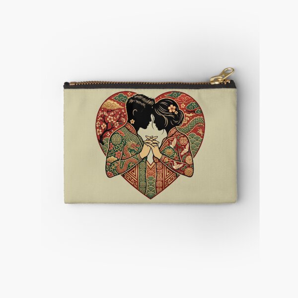 Item preview, Traditional Chinese Art Couple Heart – Dragon and Crane Art designed and sold by digitalbob60.