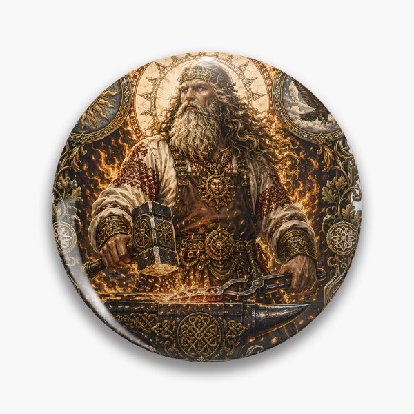 Item preview, Svarog Slavic Fire God designed and sold by JabbiKamost.