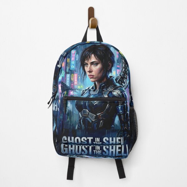 Item preview, Ghost in the Shell Retro Cyberpunk Sci-Fi Action Tribute Art Movie Poster designed and sold by Art's Diner.