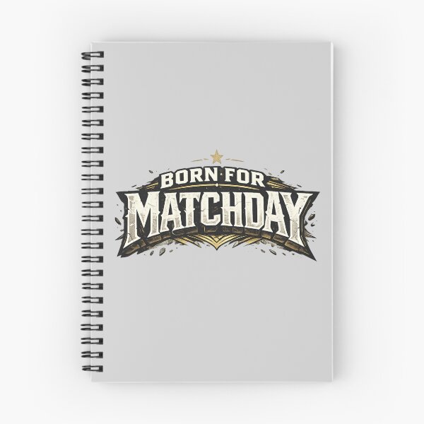 Item preview, Born For Matchday Vintage Football Typography designed and sold by PunchDrop.