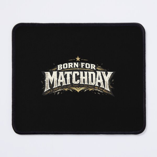 Item preview, Born For Matchday Vintage Football Typography designed and sold by PunchDrop.