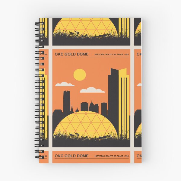 Item preview, OKC Gold Dome Historic Route 66 designed and sold by alicemwolf.