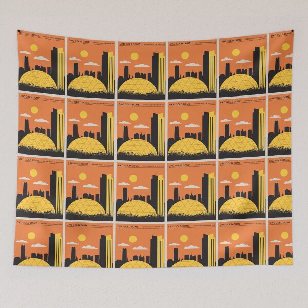 Item preview, OKC Gold Dome Historic Route 66 designed and sold by alicemwolf.