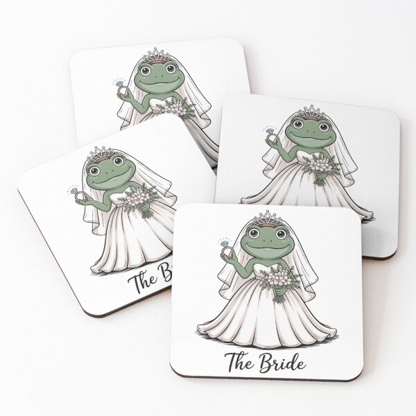 Item preview, The Bride Frog T-Shirt, Funny Frog Bride Gift, Cute Bridal Shower Graphic Tee, Bachelorette Wedding Shirt designed and sold by Trendably.