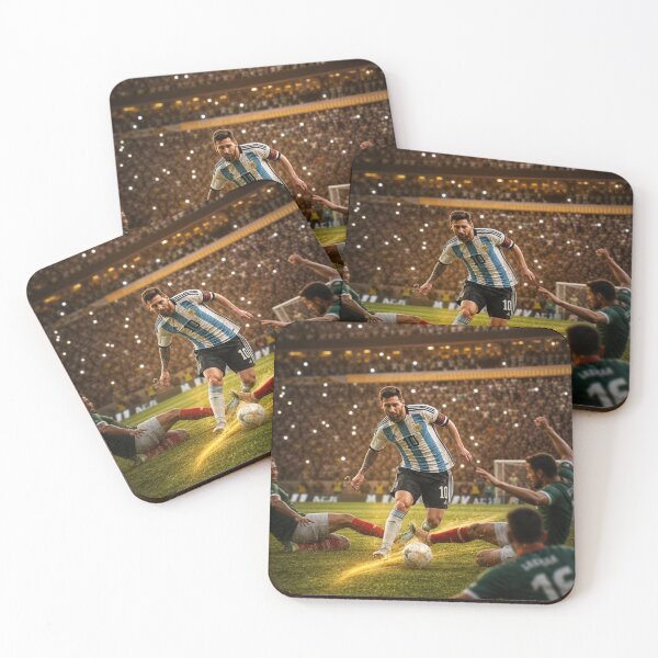 Item preview, Lionel Messi Impossible World Cup Dribble Art designed and sold by mo-carnival.
