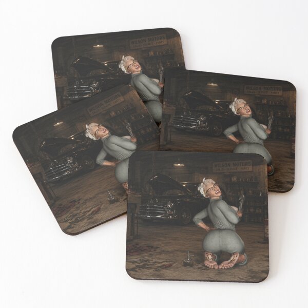 Item preview, GREASETTE - Oil Can - Pinup designed and sold by FoozGirlz.