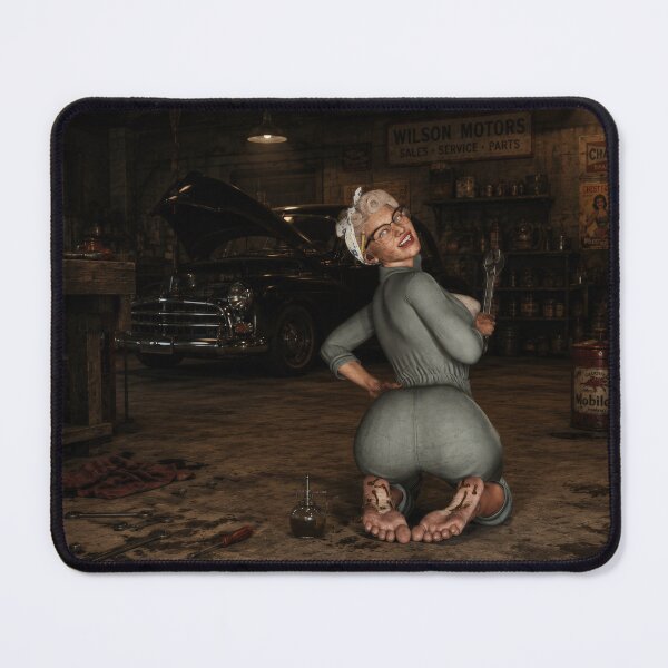 Item preview, GREASETTE - Oil Can - Pinup designed and sold by FoozGirlz.