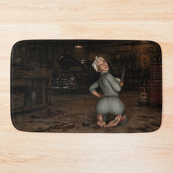Item preview, GREASETTE - Oil Can - Pinup designed and sold by FoozGirlz.