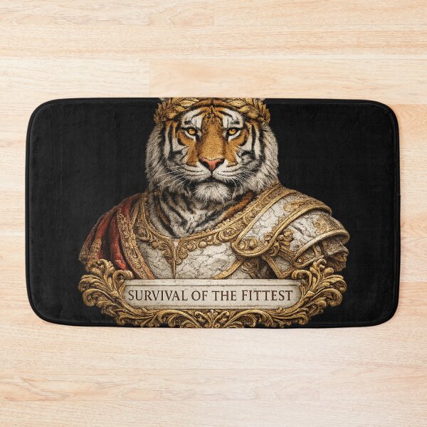 Item preview, Roman Emperor Tiger | Survival of the Fittest Luxury Warrior Art designed and sold by Emoji Emblems.