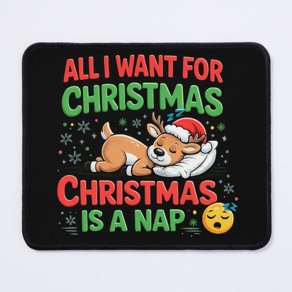 Item preview, All I want for Christmas is A Nap designed and sold by Side Quest Co..