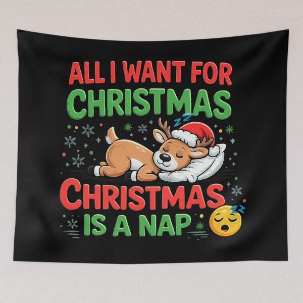 Item preview, All I want for Christmas is A Nap designed and sold by Side Quest Co..
