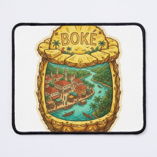 Item preview, Boke Tropical Harbor Sticker designed and sold by Imaginarium of Chaos falcon88 .