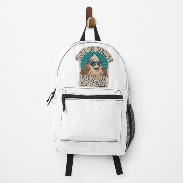 Item preview, High on Peaks Low on Oxygen Funny Mountain Cartoon designed and sold by GabeMountainArt.