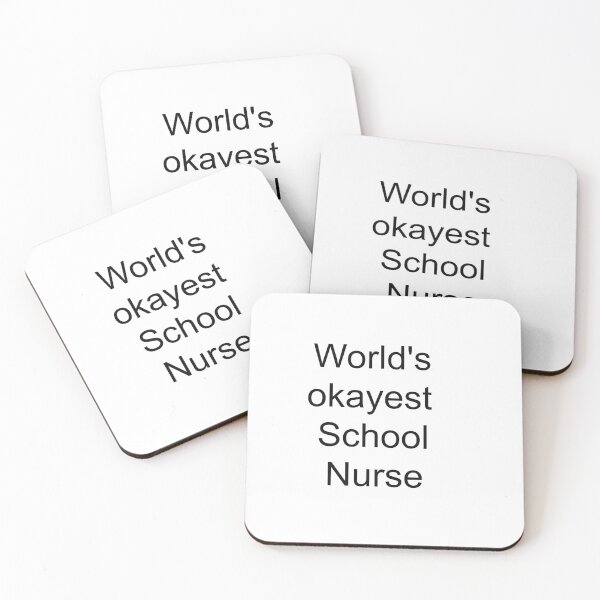 Item preview, World's Okayest School Nurse Shirt Funny School Nurse Gift Teacher Staff Graphic Tee designed and sold by Hustle print studio.