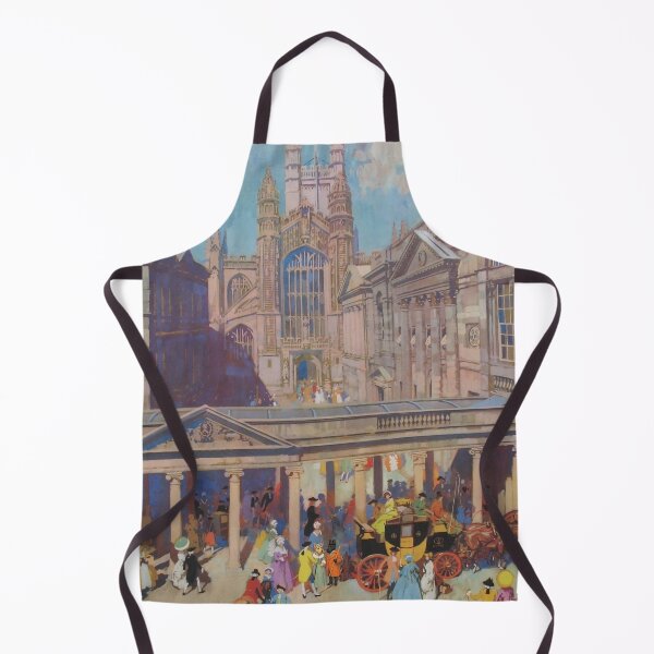 Item preview, CJ Chronicles' Bath Abbey & Roman Baths Street Scene designed and sold by CJChronicles.