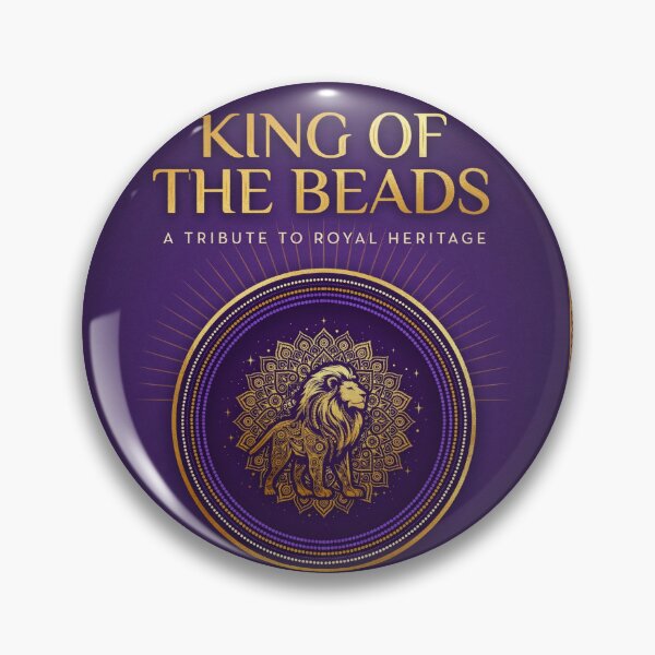 Item preview, Elegant Purple And Gold African Lion Design designed and sold by SavannaCanvas.