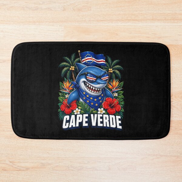 Item preview, Cape Verde Flag Shark Cape Verdean Roots Cabo Verde Funny  designed and sold by AlexBestDeals.