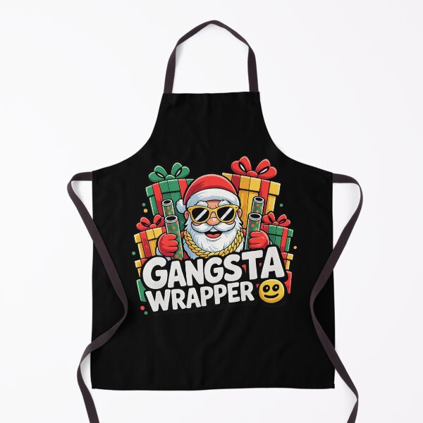 Item preview, Gangsta Santa with Christmas swag designed and sold by Side Quest Co..