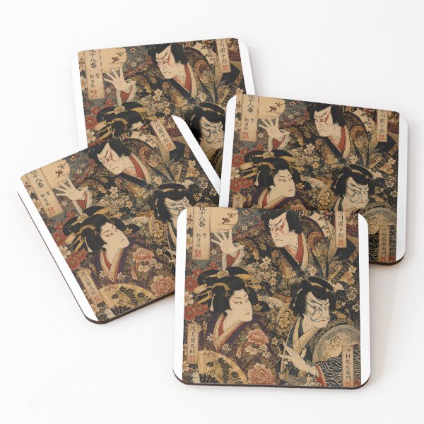 Item preview, Kabuki Legends – Japanese Ukiyo-e Theater Aesthetic designed and sold by Substance_life.