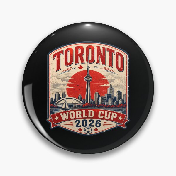 Item preview, Toronto World Cup 2026 Vintage Soccer Travel Design designed and sold by ArthUpscale.