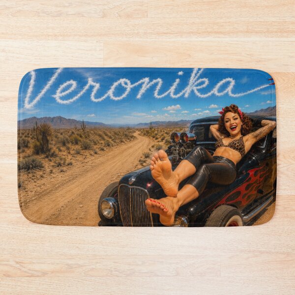 Item preview, VERONIKA - Biplane & Hotrod - Pinup designed and sold by FoozGirlz.