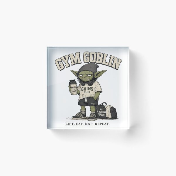 Item preview, Gym Goblin Vintage T-Shirt Graphic for Fitness Lovers designed and sold by RickE.