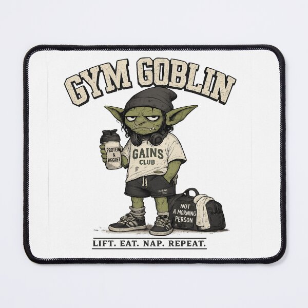Item preview, Gym Goblin Vintage T-Shirt Graphic for Fitness Lovers designed and sold by RickE.