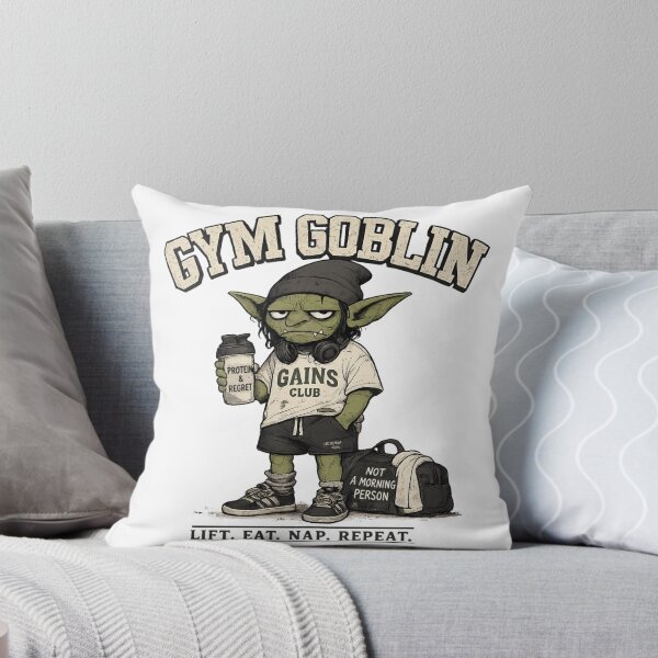 Item preview, Gym Goblin Vintage T-Shirt Graphic for Fitness Lovers designed and sold by RickE.