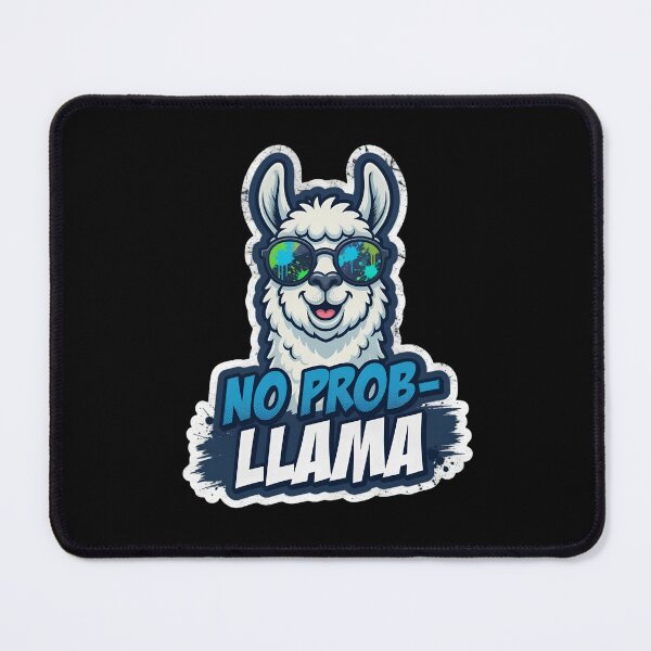 Item preview, No Prob Llama Funny Pun Design designed and sold by TshirtsOnline-.
