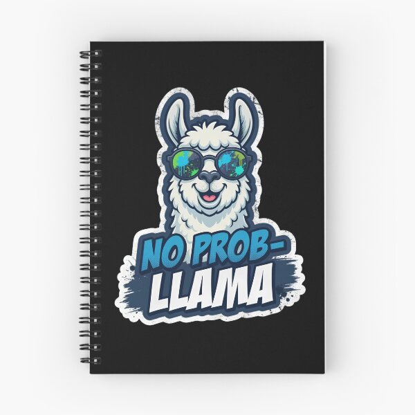 Item preview, No Prob Llama Funny Pun Design designed and sold by TshirtsOnline-.