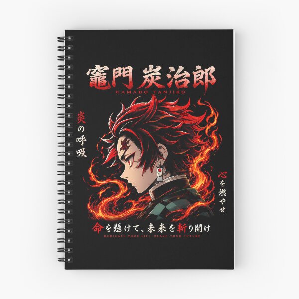 Item preview,  Kamado Tanjiro- Fire Breathing Form- Red Hair Flames Aesthetic Design designed and sold by Trinidesigns123.