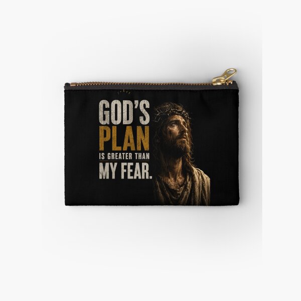 Item preview, GOD'S PLAN IS GREATER THAN MY FEAR | CHRISTIAN FAITH T-SHIR designed and sold by LowBatteryStudio ⭐.