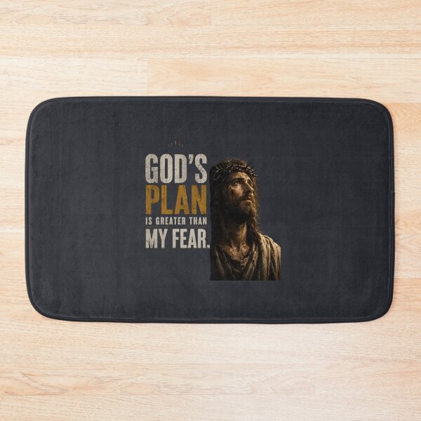 Item preview, GOD'S PLAN IS GREATER THAN MY FEAR | CHRISTIAN FAITH T-SHIR designed and sold by LowBatteryStudio ⭐.