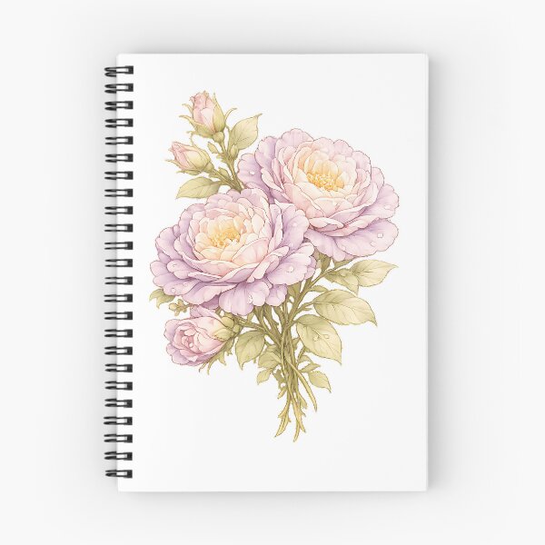 Item preview, Vintage Watercolor Mauve and Pink Peony Bouquet  designed and sold by Jaideep Walia.