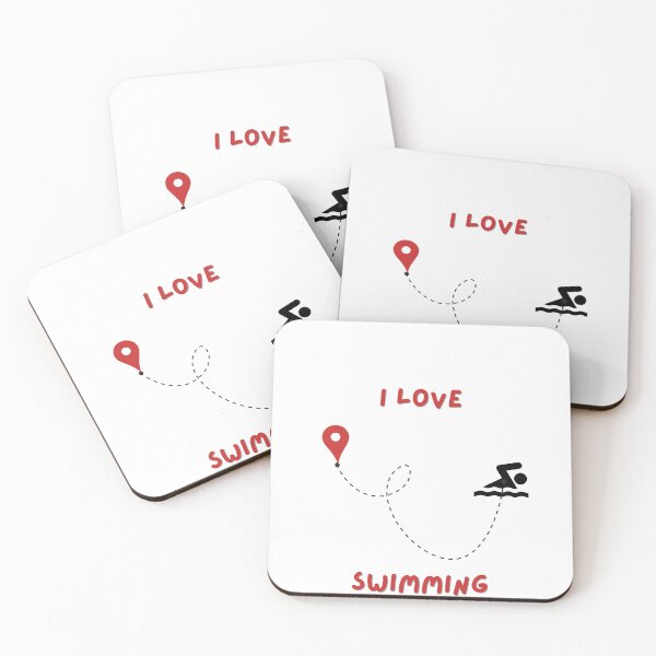 Item preview, I love swimming designed and sold by Tshirtmania4you.