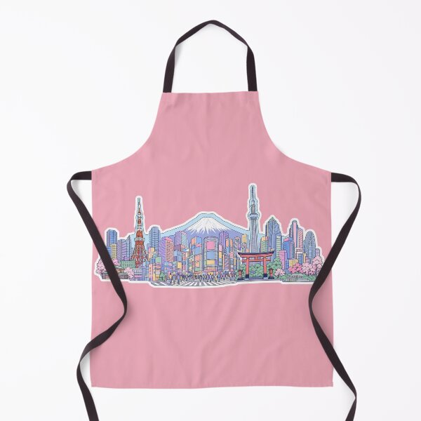 Item preview, Pastel Tokyo Skyline with Mount Fuji designed and sold by EmberPageStudio.