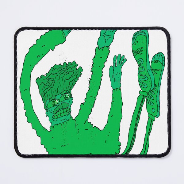 Item preview, Wobbly Green Guy | Surreal Three-Armed Character designed and sold by D O V E   S H O P.