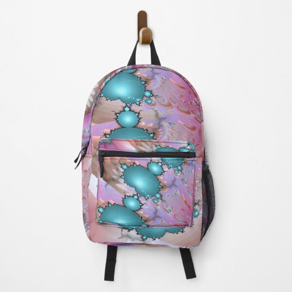 Item preview, Pastel Pink and Teal Fractal Spiral Abstract Art designed and sold by pinkal.