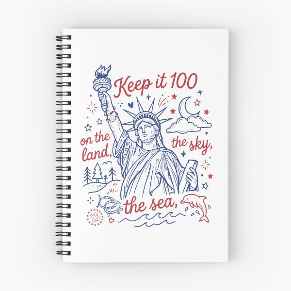 Item preview, Keep It 100 Liberty On The Land The Sea The Sky 4Th Of July  designed and sold by AlexBestDeals.