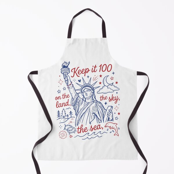 Item preview, Keep It 100 Liberty On The Land The Sea The Sky 4Th Of July  designed and sold by AlexBestDeals.