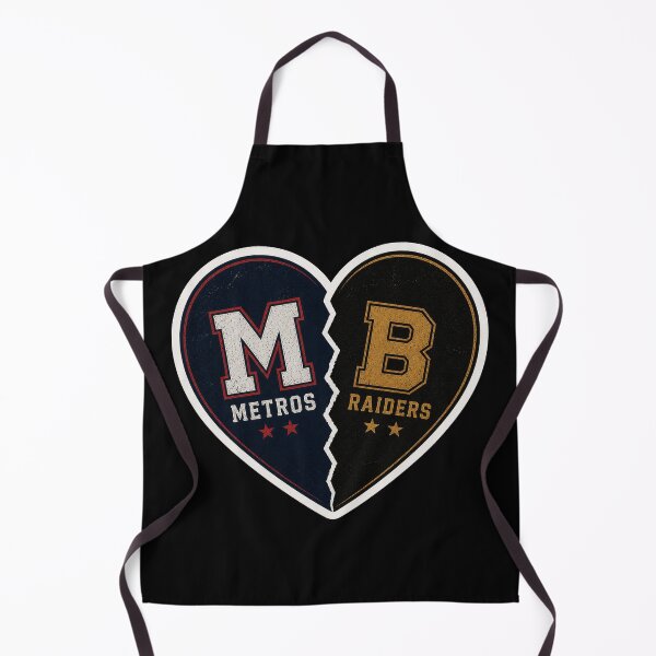 Item preview, Montreal Metros Boston Raiders Split Heart designed and sold by mmromance.