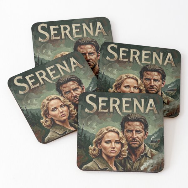 Item preview, Serena Retro Depression-Era Historical Drama Tribute Art Movie Poster designed and sold by Art's Diner.