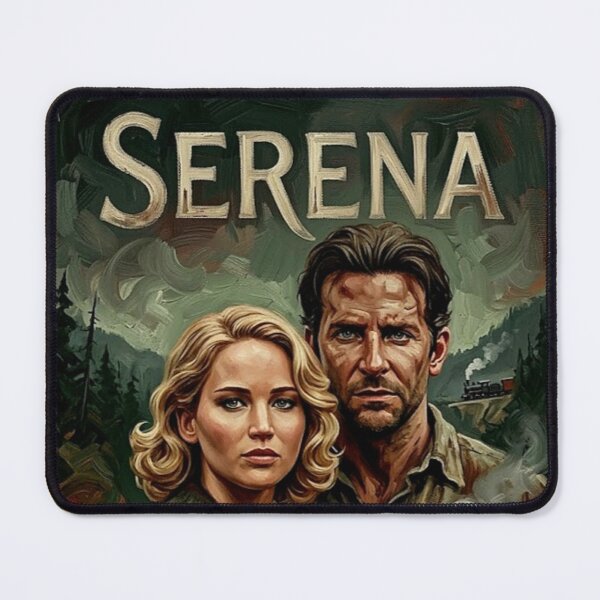 Item preview, Serena Retro Depression-Era Historical Drama Tribute Art Movie Poster designed and sold by Art's Diner.