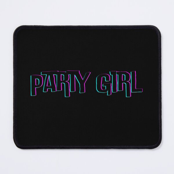 Item preview, Party Girl Glitch Text Retro Aesthetic Typography Design designed and sold by Designnari.
